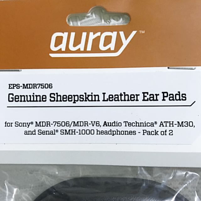 Auray sheepskin replacement ear pads for headphones Audio