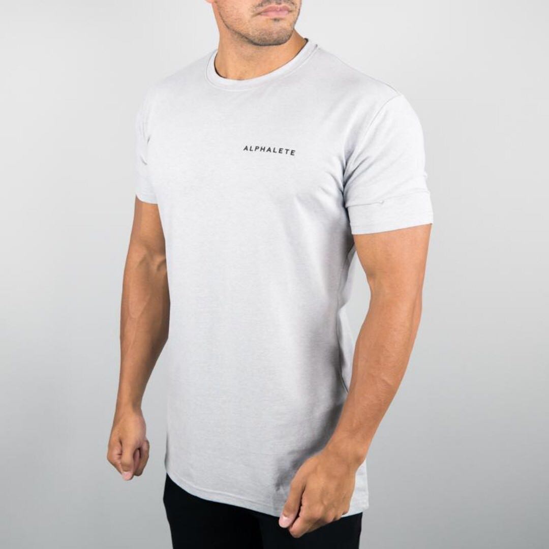 Alphalete Pump University Unisex Cotton Oversized T-Shirt White