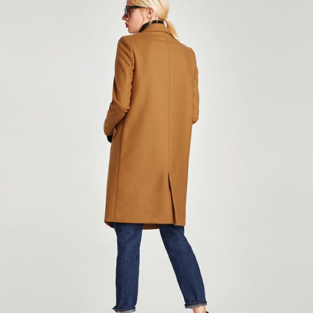 BNWT Zara Camel Coat