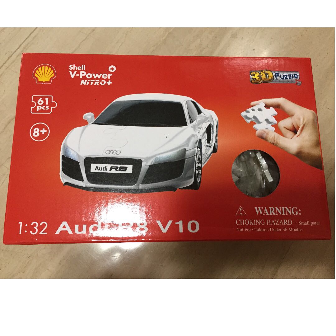 Brand new Shell VPower Nitro + 1:32 Audi R8 V10, Hobbies & Toys, Toys ...