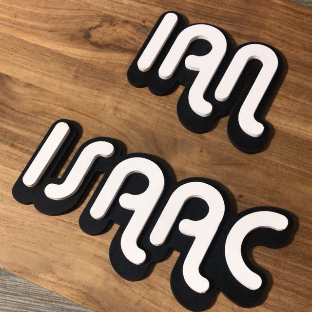 Custom Wooden Names Design Craft Handmade Craft On Carousell