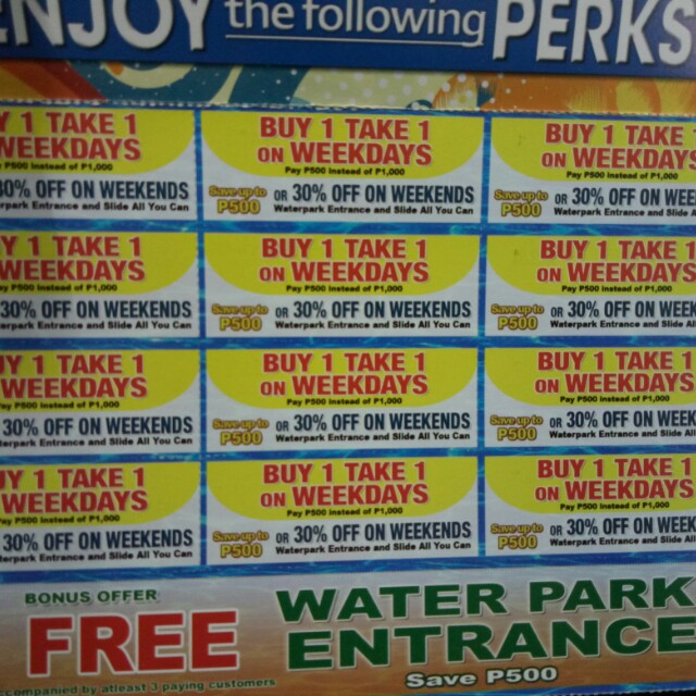 Discounted Splash Island Ticket (UPDATED), Tickets & Vouchers, Store