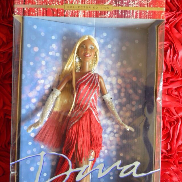 Diva Collection Red Hot Red Carpet Diva African Barbie Mattel Toys Games On Carousell