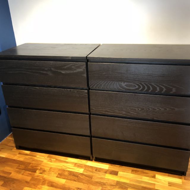 Ikea Malm Chest Of 4 Drawers Furniture Shelves Drawers On