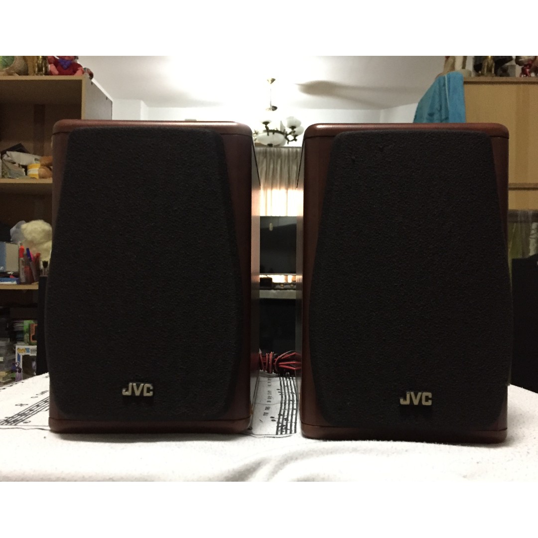 Jvc Sp Uxt300 Bookshelf Speakers Made In Japan 4 Ohms 20 Watts