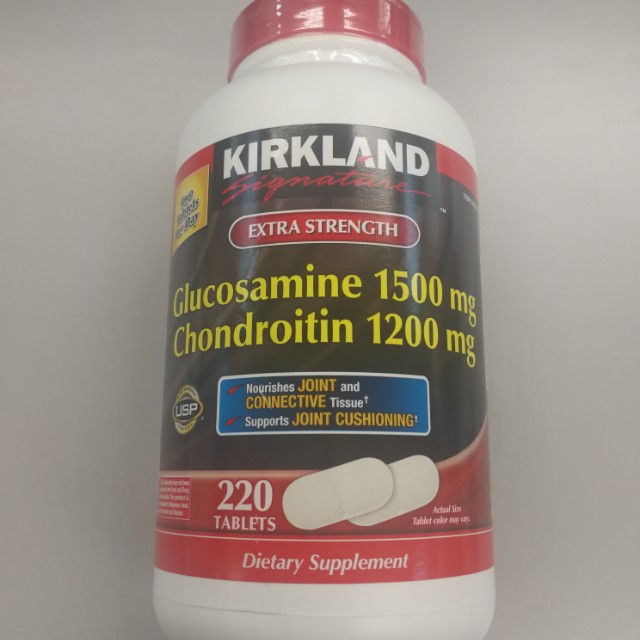 Kirkland Signature Extra Strength Glucosamine 1500mg/ Chondroitin
