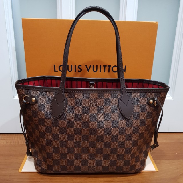 Authentic LV Neverfull PM size (smallest), Luxury, Bags & Wallets on  Carousell
