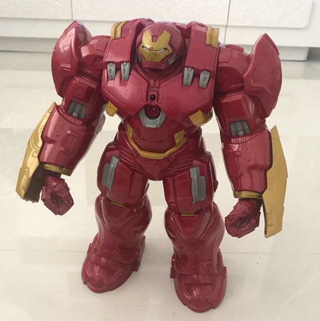 marvel avengers titan hero tech interactive hulk buster 12 inch figure