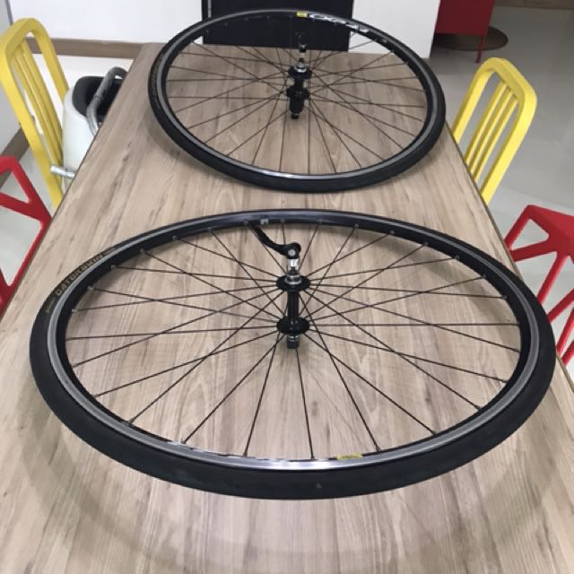 Mavic cxp22 wheelset