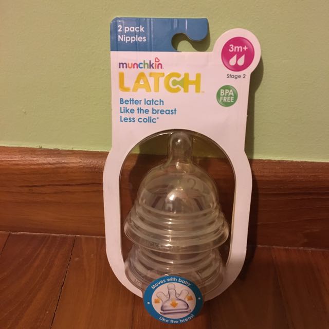 Munchkin Latch Teats (3m+), Babies & Kids, Nursing & Feeding