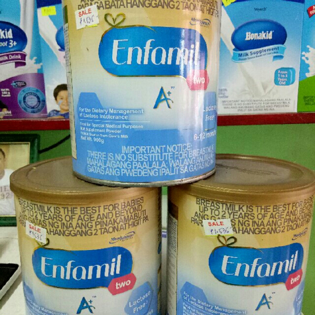 Enfamil a+ best sale two lactose free
