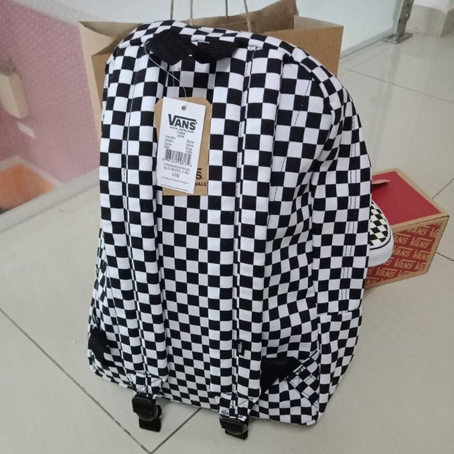vans checkered bag