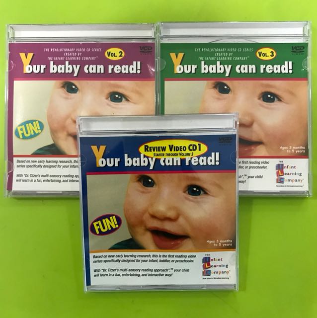 Your Baby Can Read Vcd Vol 1 3 Babies Kids Going Out Other Babies Going Out Needs On Carousell