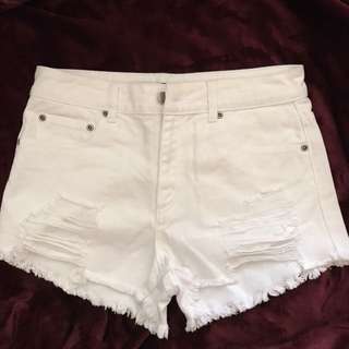 F21 tipped shorts