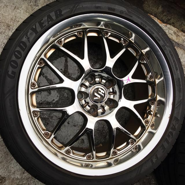 18” Volk Racing Rays SF Winning, Car Accessories on Carousell