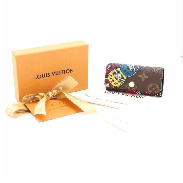 Louis Vuitton [Japan only]4 Key Holder, Blue, One Size