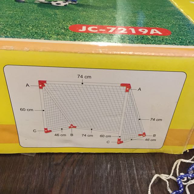 2 Mini Soccer Goal Set, Sports Equipment, Sports & Games, Racket & Ball