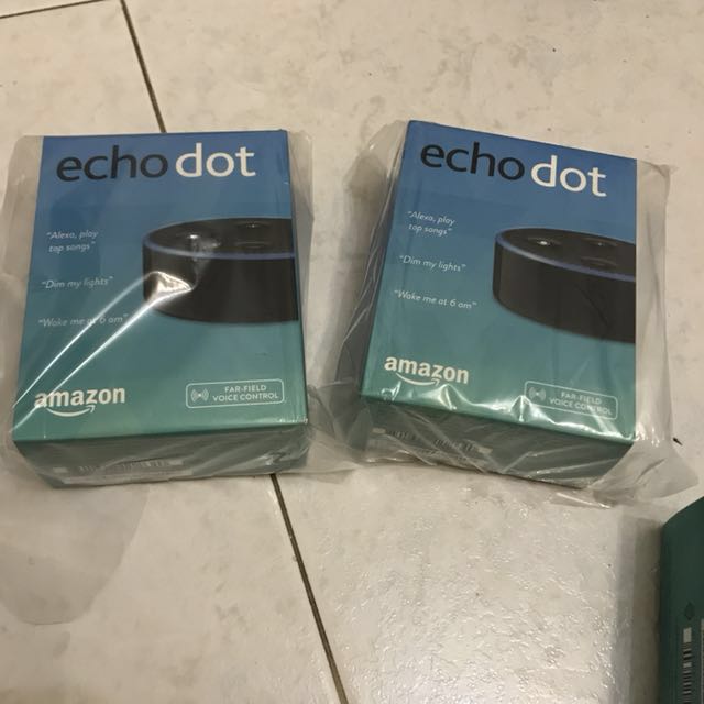 Amazon echo dot 2 (Category: Entertainment Systems & Smart Home Devices) located in Singapore. Submitted by freewill (Listing ID 148915172, Image 1). Description: BNIB - 3 unit to let go. (All reserved and can pre order for next shipment) Meet at jurong east / Bukit Batok to deal. Add $5 for singpost smart pac , next day delivery service . Brand new from US , no local warranty . Echo Dot (2nd Generation) is a hands-free, voice-controlled device t