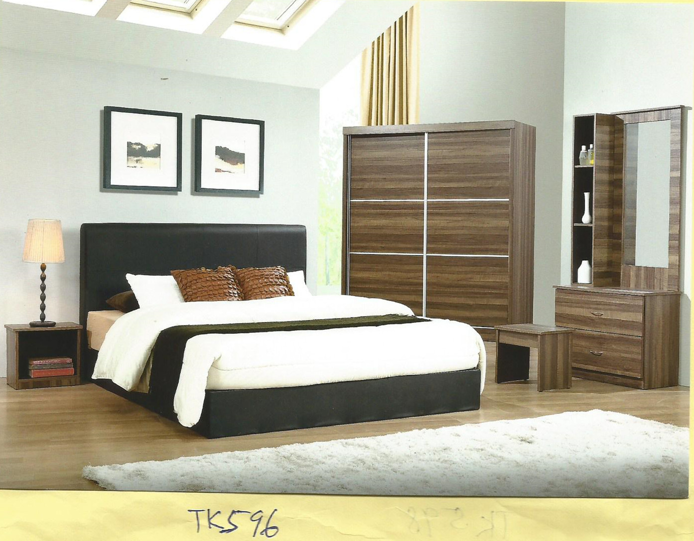 Ansuran Murah Mewah Bedroom Set Model 596