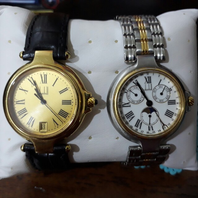Authentic Dunhill Men Watch Gold Plated 2 Watch