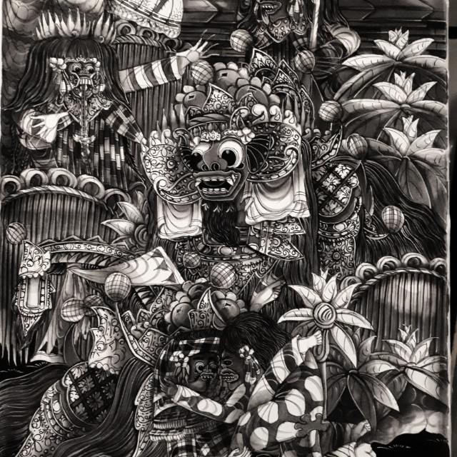 Barong Bali Masterpiece Paint Art Design Amp Craft Artwork On
