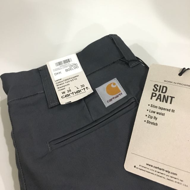 BNWT Carhartt Sid Pants (Blacksmith 