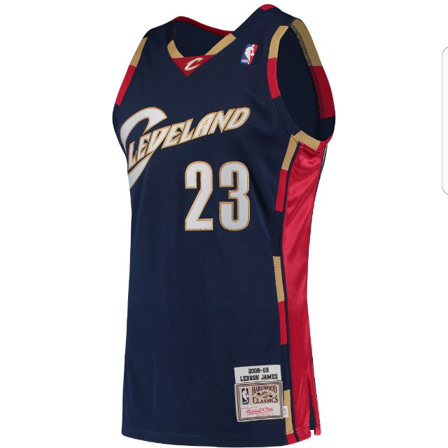 lebron james mitchell and ness