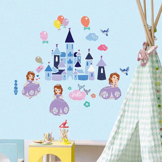 Disney Castle Wall Decals Furniture Home Decor On Carousell