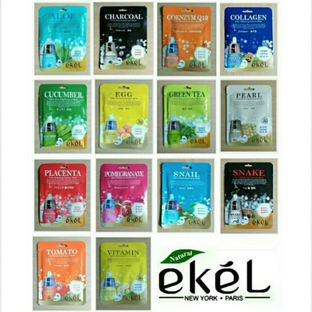 EKEL Face Mask (Category: Face Care) located in Manila. Submitted by k4beauty (Listing ID 149238740, Image 1). Description: Check US out on Shopee shopee.ph/k4Beauty.