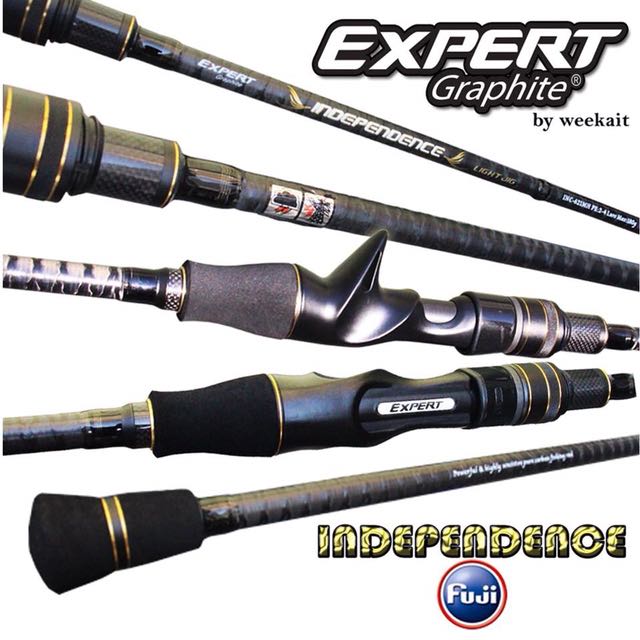 Expert graphite jigging rod clearance