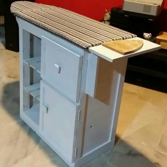 Folding Ironing Board With Storage Cabinet Home Furniture