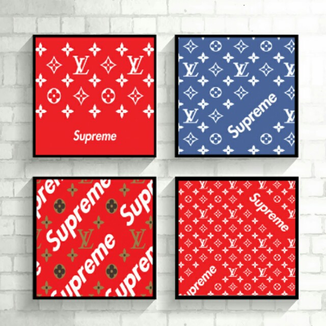 louis vuitton supreme poster