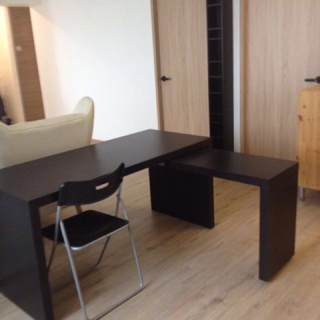 Malm Ikea Desk With Pull Out Table Assorted Cd Shelf Furniture Malm Ikea Desk With Pull Out Table Assorted Cd Shelf Furniture Tables Chairs On Carou
