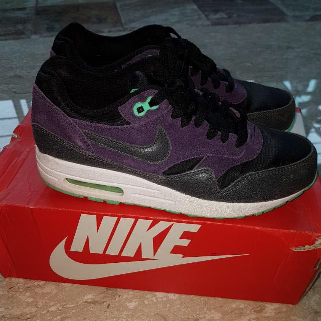 Nike air max best sale 1 purple suede