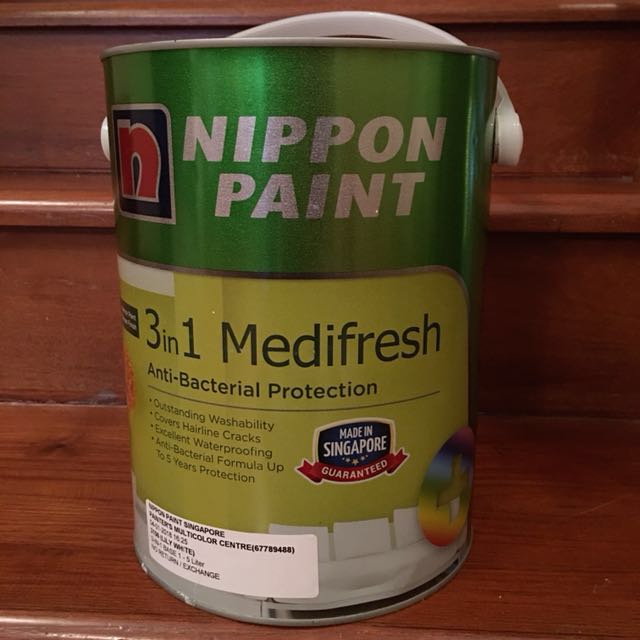 Nippon Paint 3 In 1 Medifresh Anti-Bacterial Protection, Furniture & Home  Living, Home Decor, Carpets, Mats & Flooring On Carousell