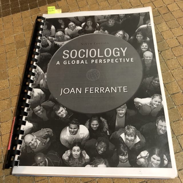 Sociology A Global Perspective Joan Ferrante 9th Edition Books Stationery Textbooks On Carousell