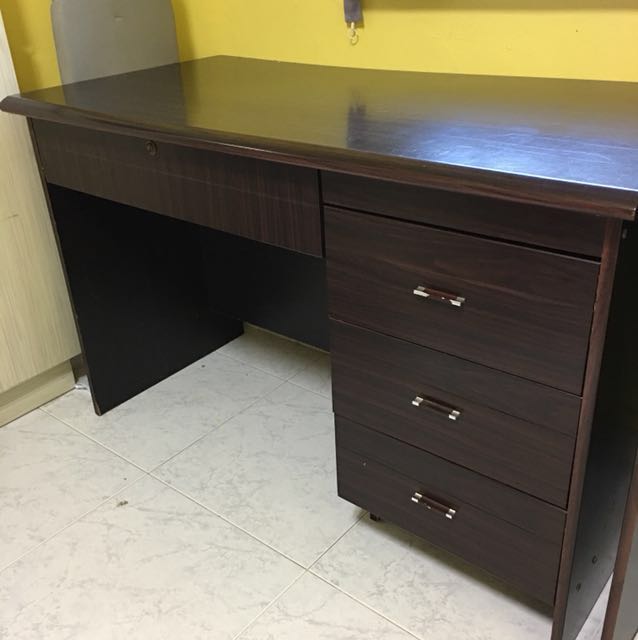 Study office table, Furniture & Home Living, Furniture, Tables & Sets ...