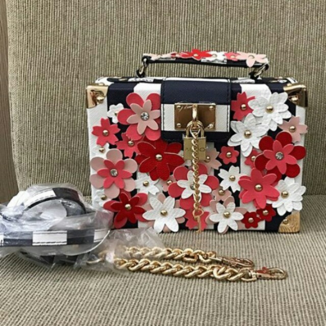 Tas Aldo Bag Original Counter 3d Flower Fesyen Wanita Tas