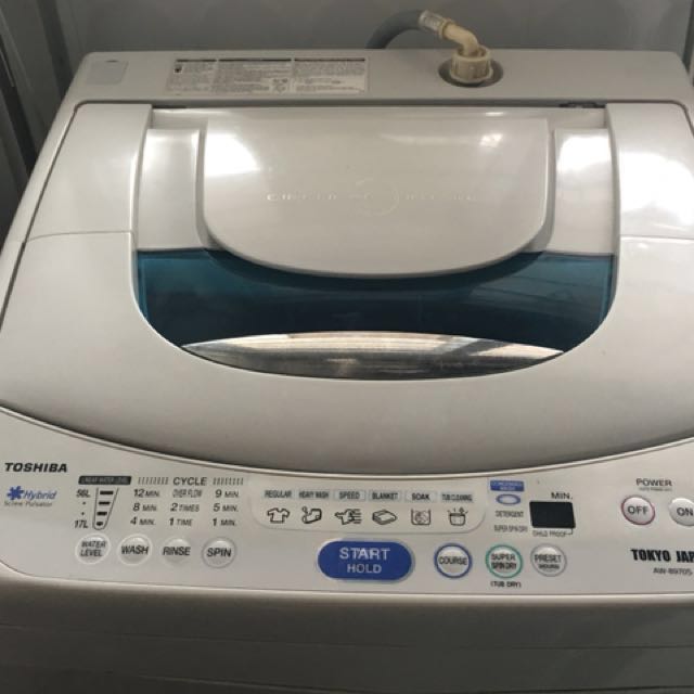 Toshiba Washing MachineAW8970SS, TV & Home Appliances, Washing