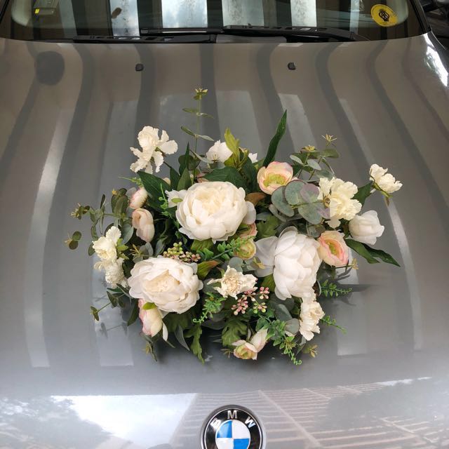 Wedding Car Flowers From The Bloom Room