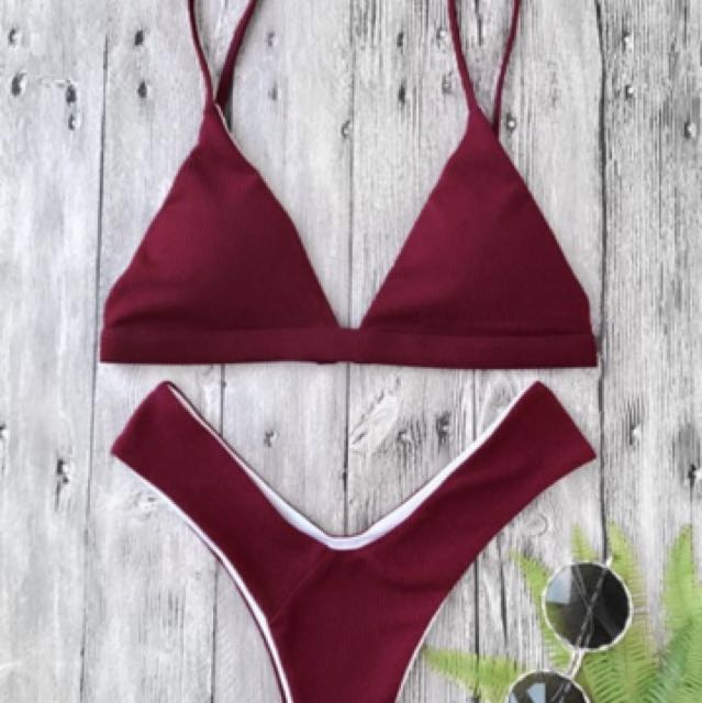 Zaful outlet plunge bikini