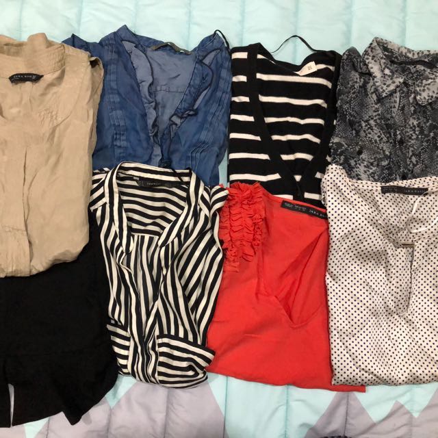 Zara Bundle of 8 Women #39 s Fashion New Undergarments Loungewear on