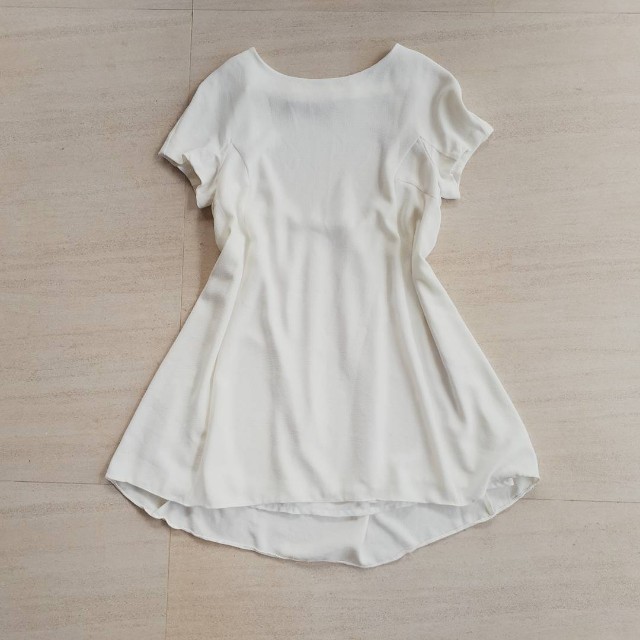 white shift dress zara