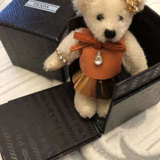 Authentic Prada teddy bear key chain/ bag charm Authentic Prada teddy bear key chain/ bag charm