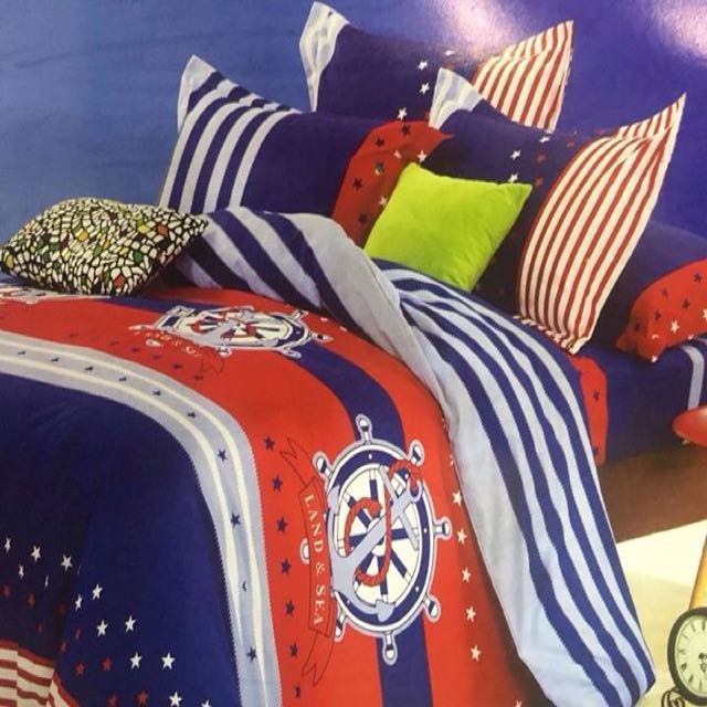 100 Cotton Comforter Set Bedsheets King Size Only Home Furniture Furniture Fixtures Others On Carousell