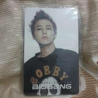 BIGBANG GD 團體 小卡 硬卡