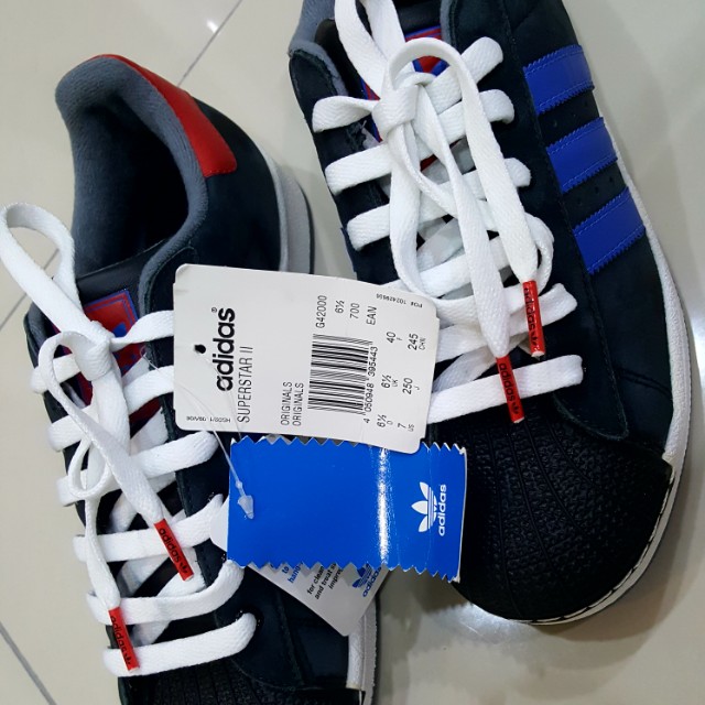 Adidas superstar 2 blue shop stripes