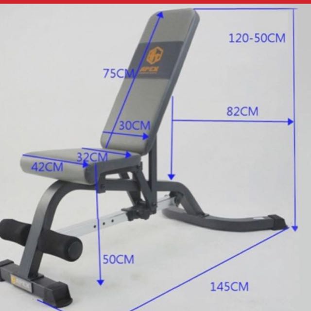 Apex sb681 hot sale deluxe adjustable bench