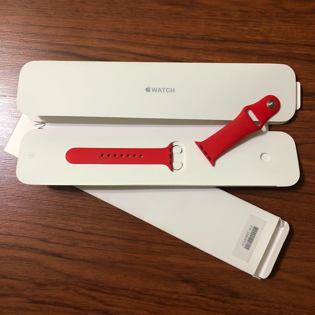 Apple Watch 38mm PRODUCT RED Sport Band S M M L