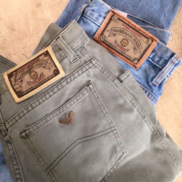 armani mom jeans
